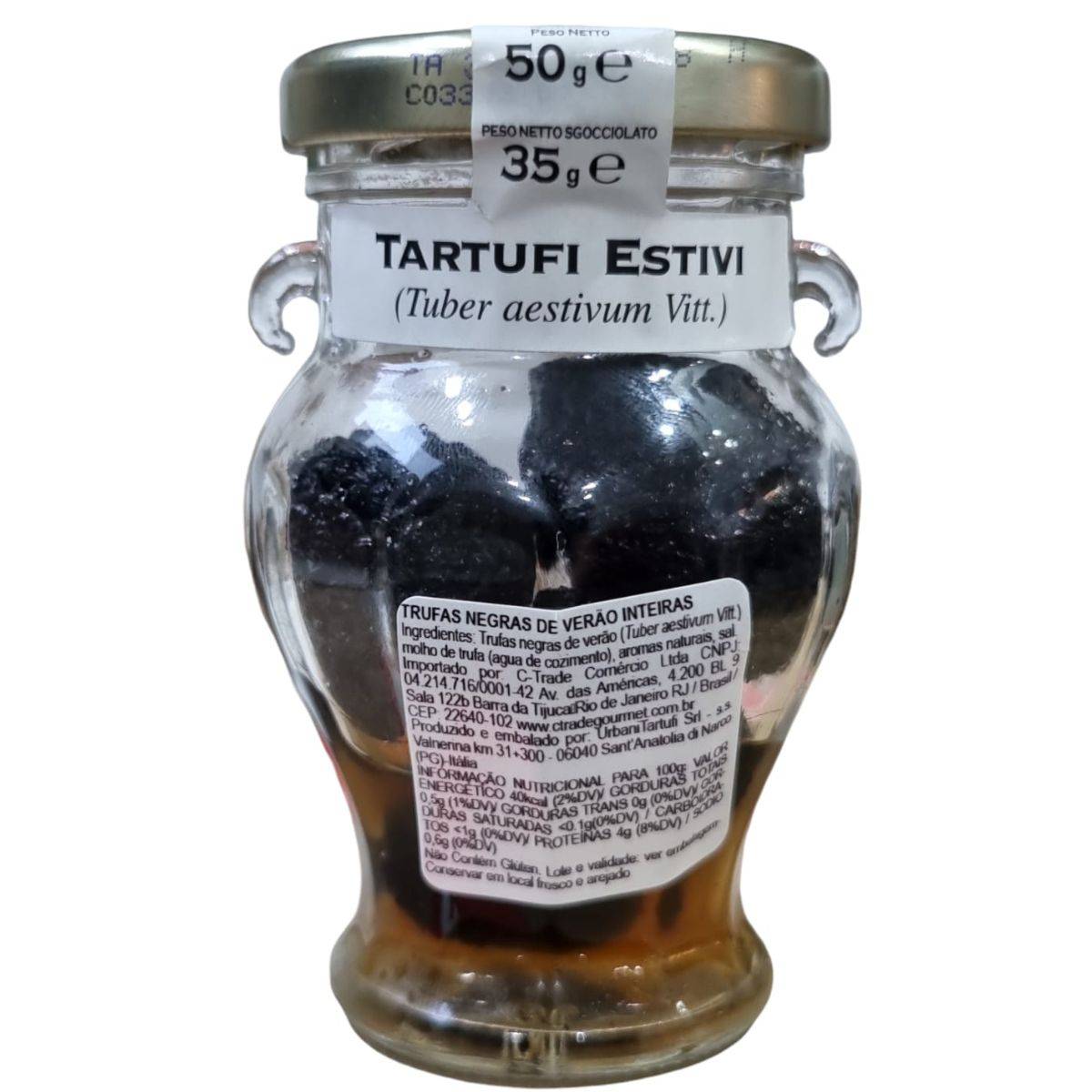 Trufas Negras Inteiras Urbani Tartufi 35 gr