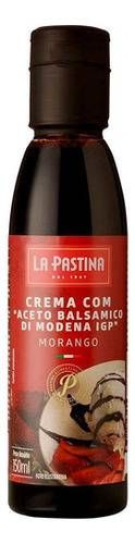 Crema Balsâmico La Pastina Italiano Agridoce Morango 150 ml
