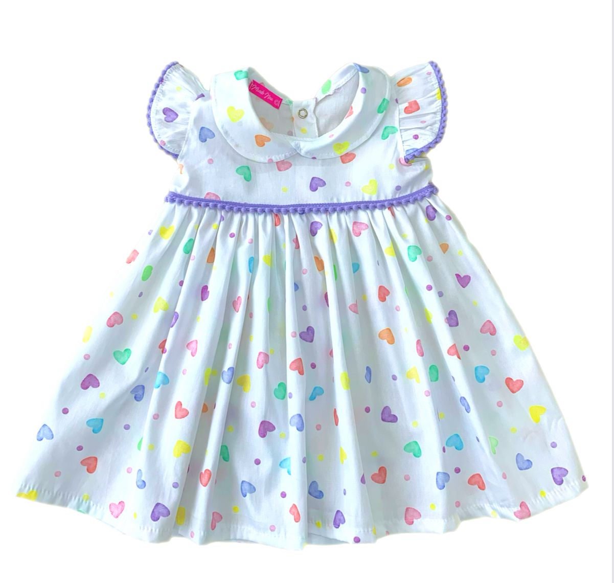 Vestido Infantil 100% Algodão - Rebeca