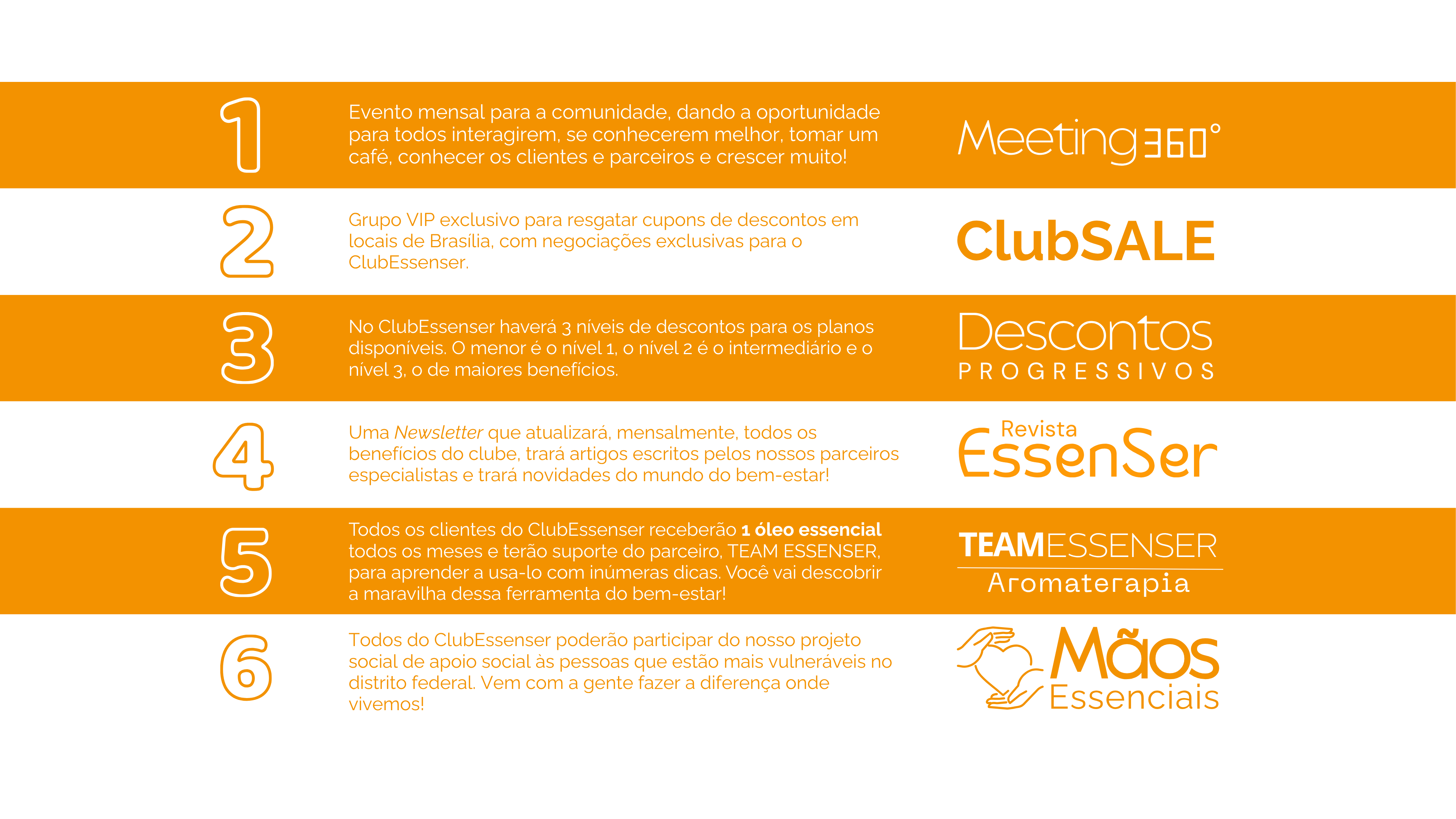 6 Benefícios Nativos do ClubEssênser