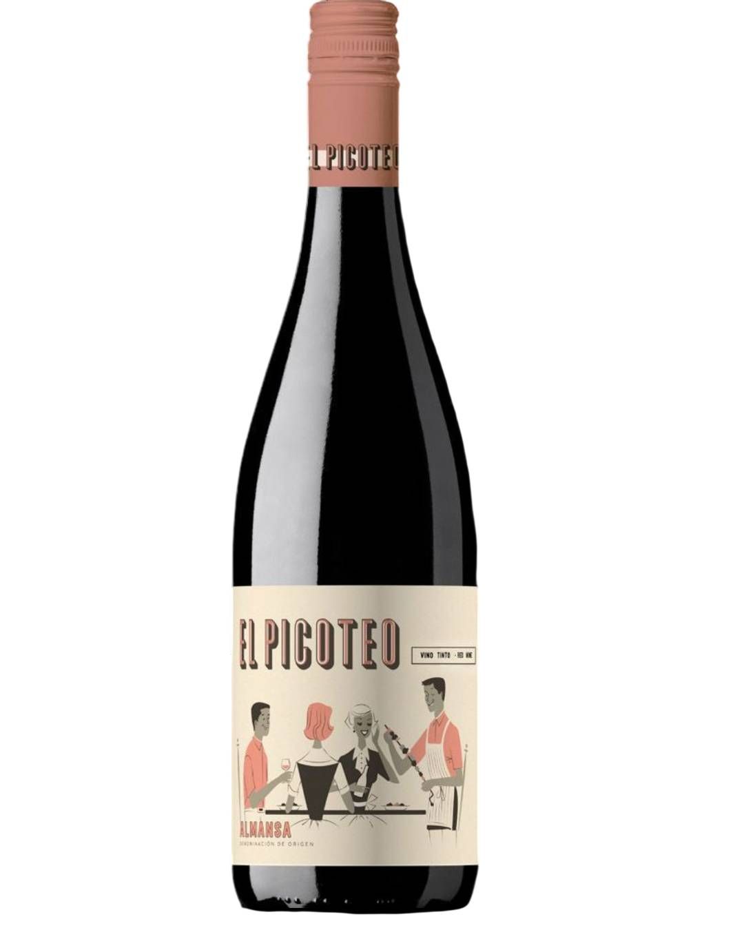 580324 - VINHO FINO TINTO MEIO SECO EL PICOTEO 750ML SF 2024