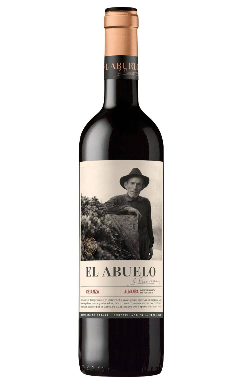 580421 - VINHO FINO TINTO SECO EL ABUELO DE PIQUERAS CRIANZA 750ML SF 2021