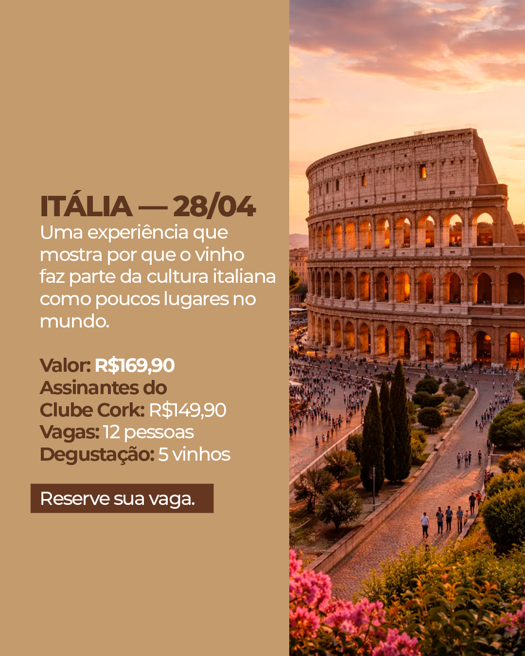 Degustação Itália