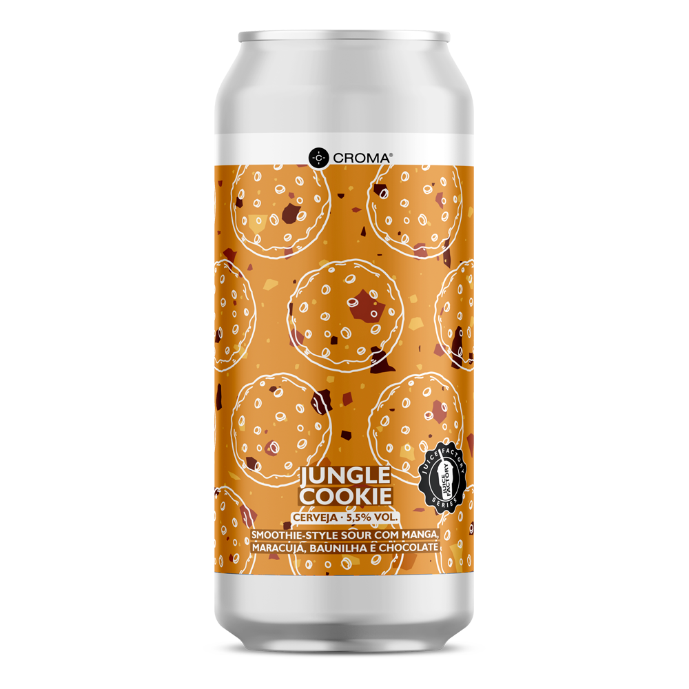 Cerveja Croma Jungle Cookie - 5,5%  ABV - 473ml