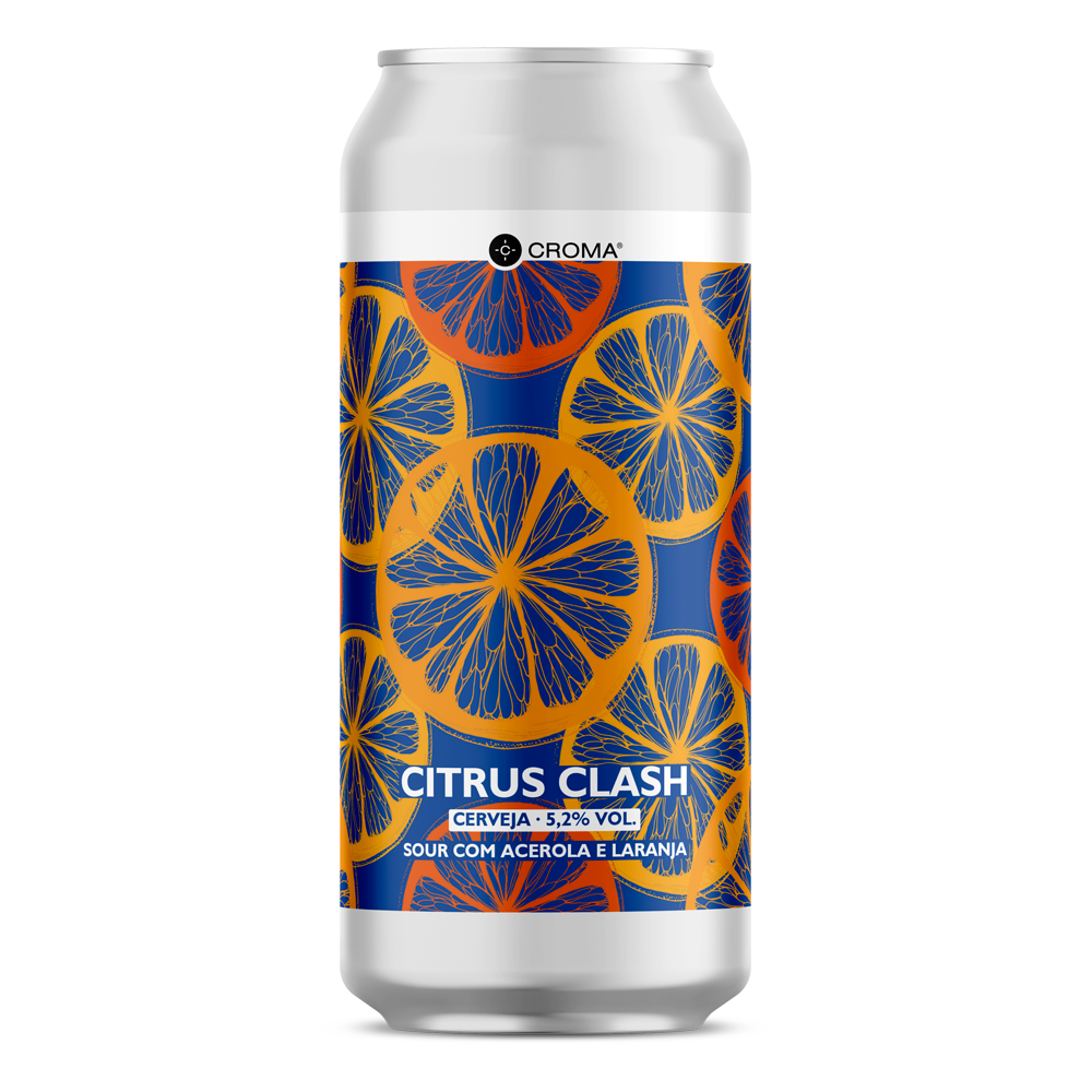 Cerveja Croma Citrus Clash - 5,2%  ABV - 473ml