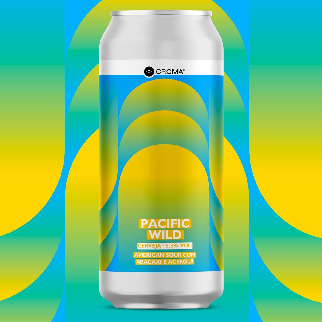 Cerveja Croma Pacific Wild - 5% ABV - 473ML