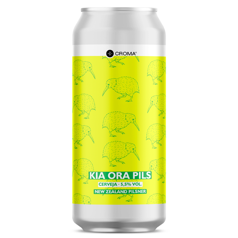 Cerveja Croma KIAORA PILS - 5,5%  ABV - 473ml