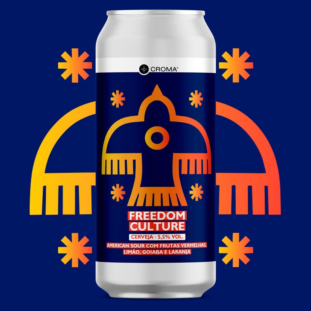 Cerveja Croma Freedom Culture - 5,5% ABV - 473ml