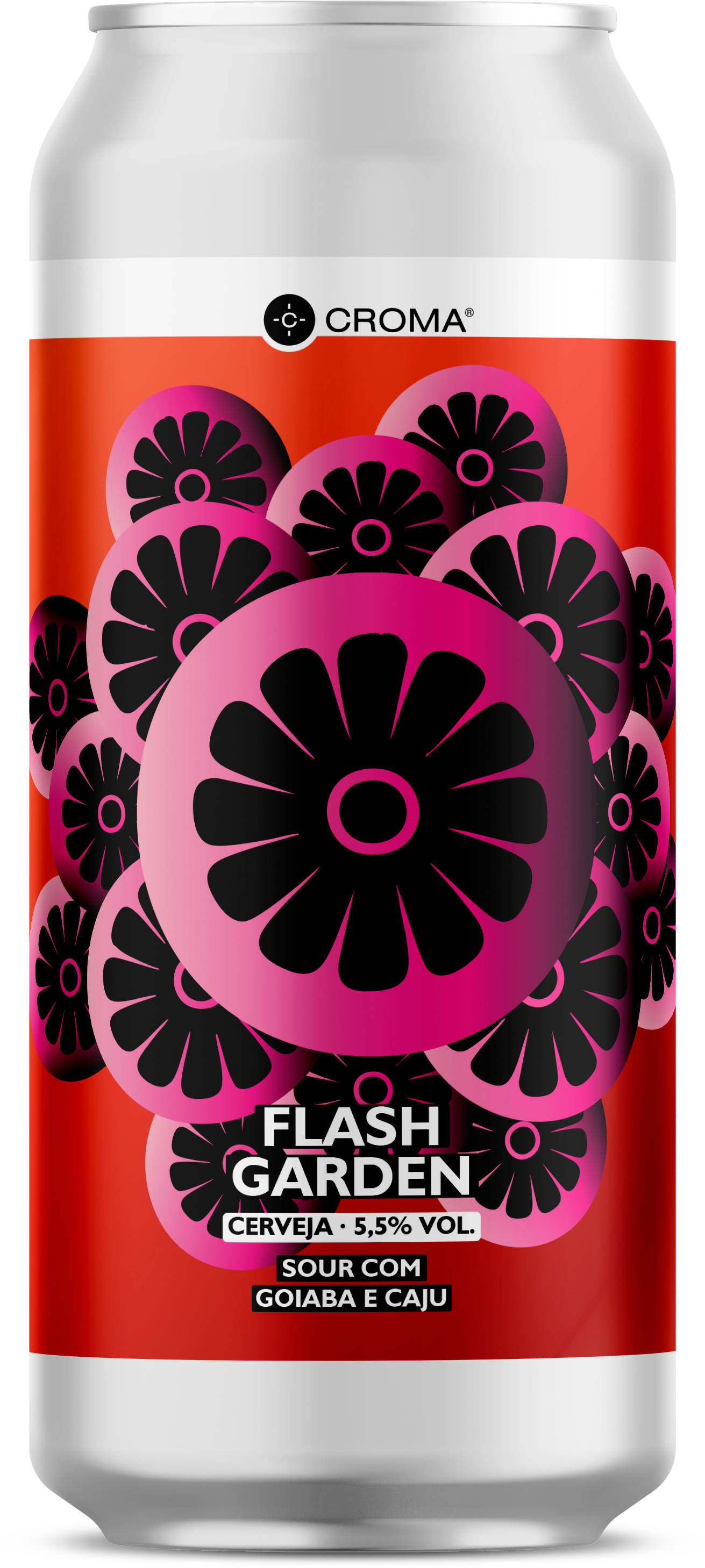 Cerveja Croma Flash Garden - 5,5% ABV - 473ml