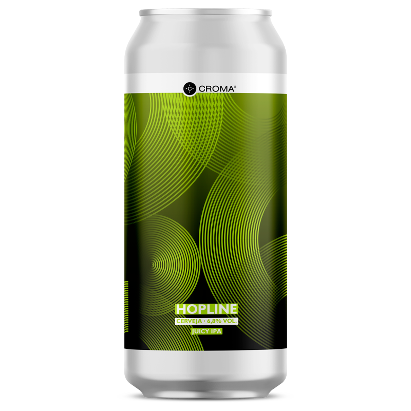 Cerveja Croma Hopline - 6,8%  ABV - 473ml