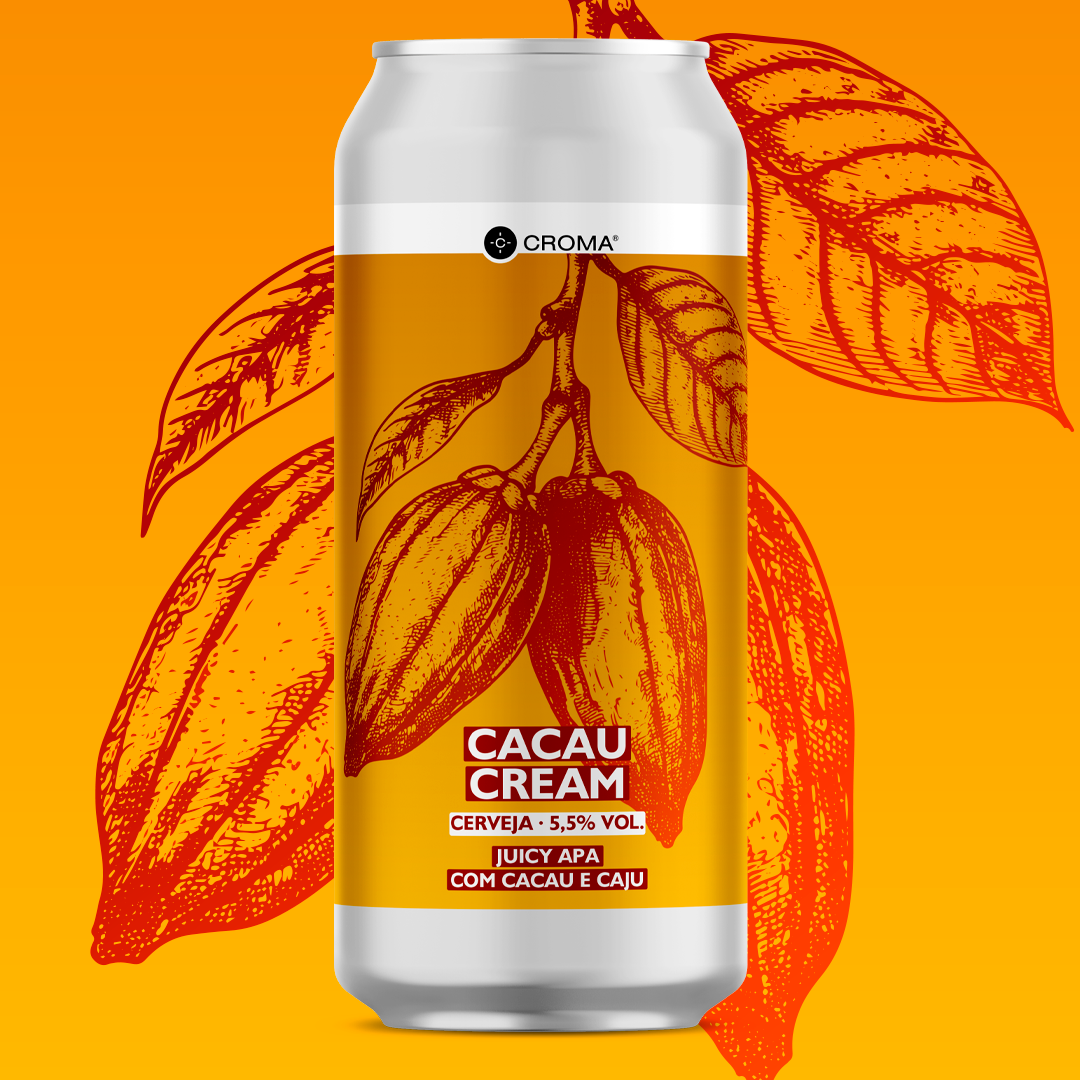 Cerveja Croma Cacau Cream - 5% ABV - 473ml