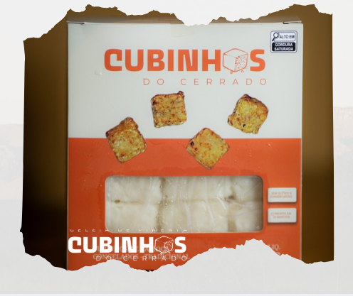 Cubinho de Tapioca congelado - Sabor Tradicional