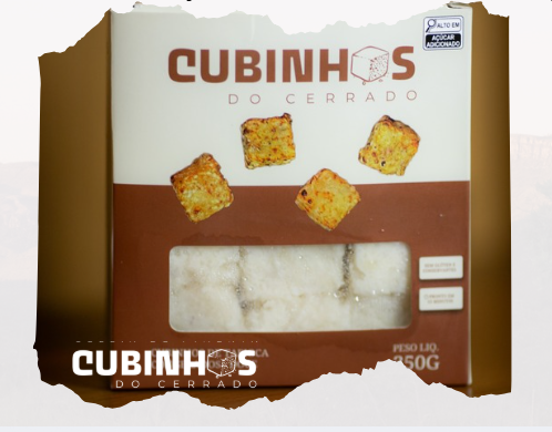 Cubinho de Tapioca congelado de DOCE