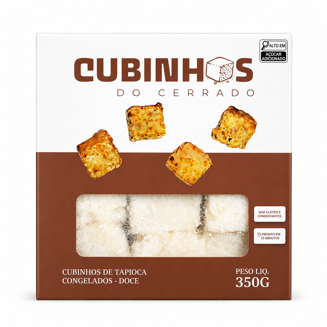 Cubinho de Tapioca congelado de DOCE