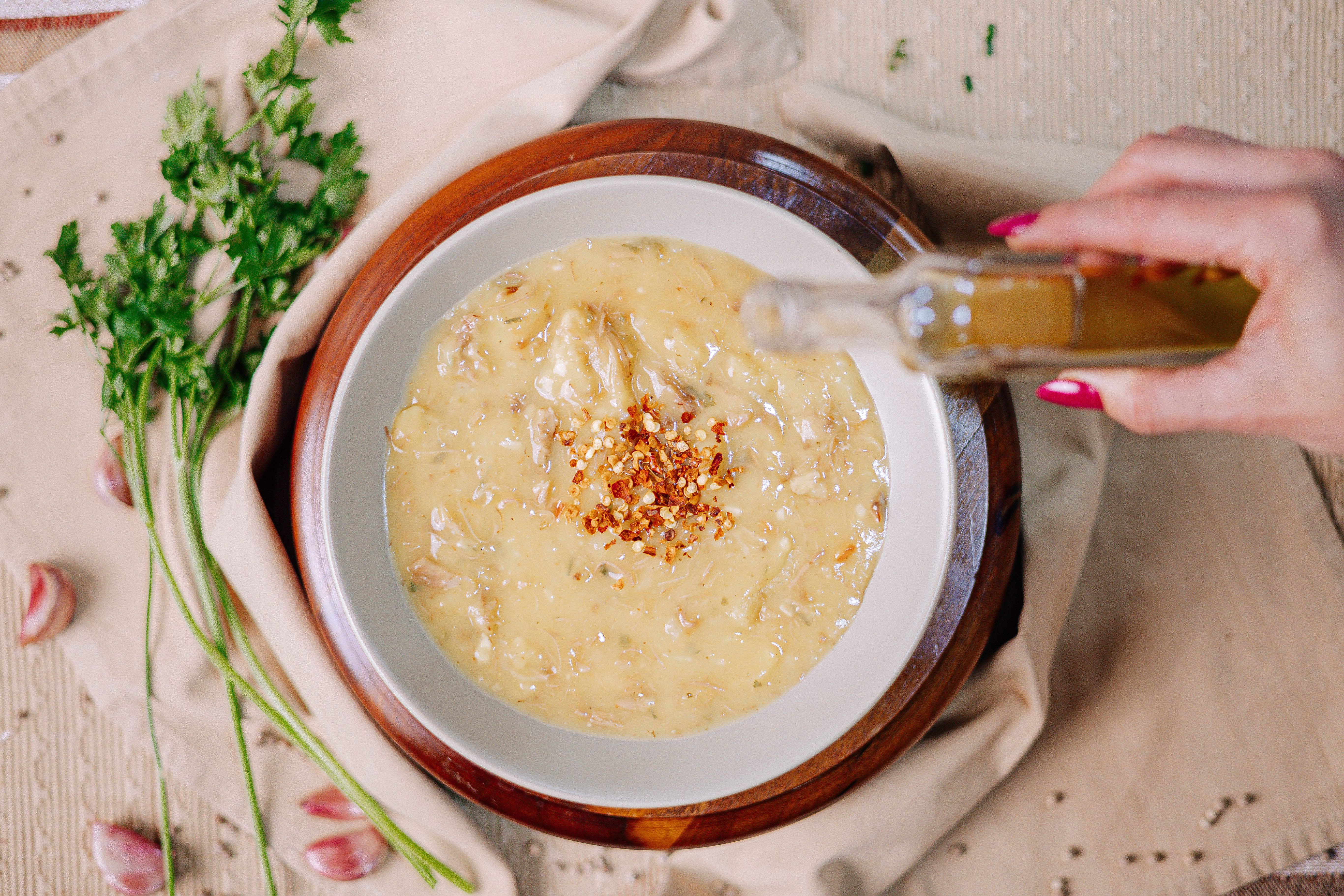 Sopa Mandioquinha com Costela Bovina