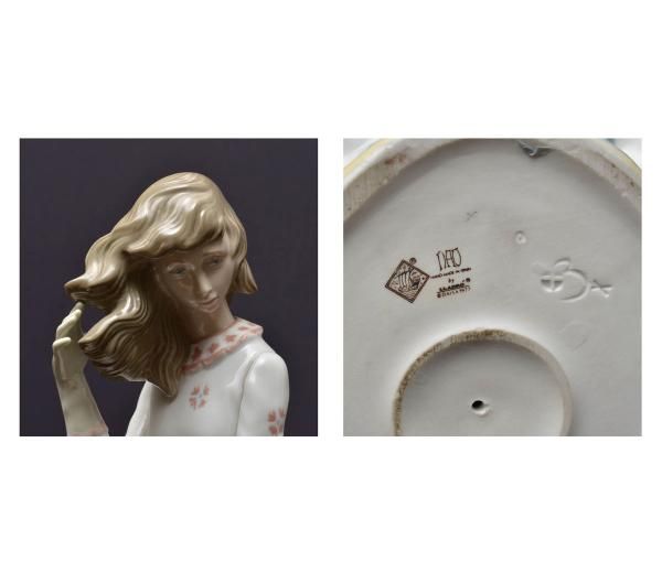 Figura feminina em porcelana Lladró