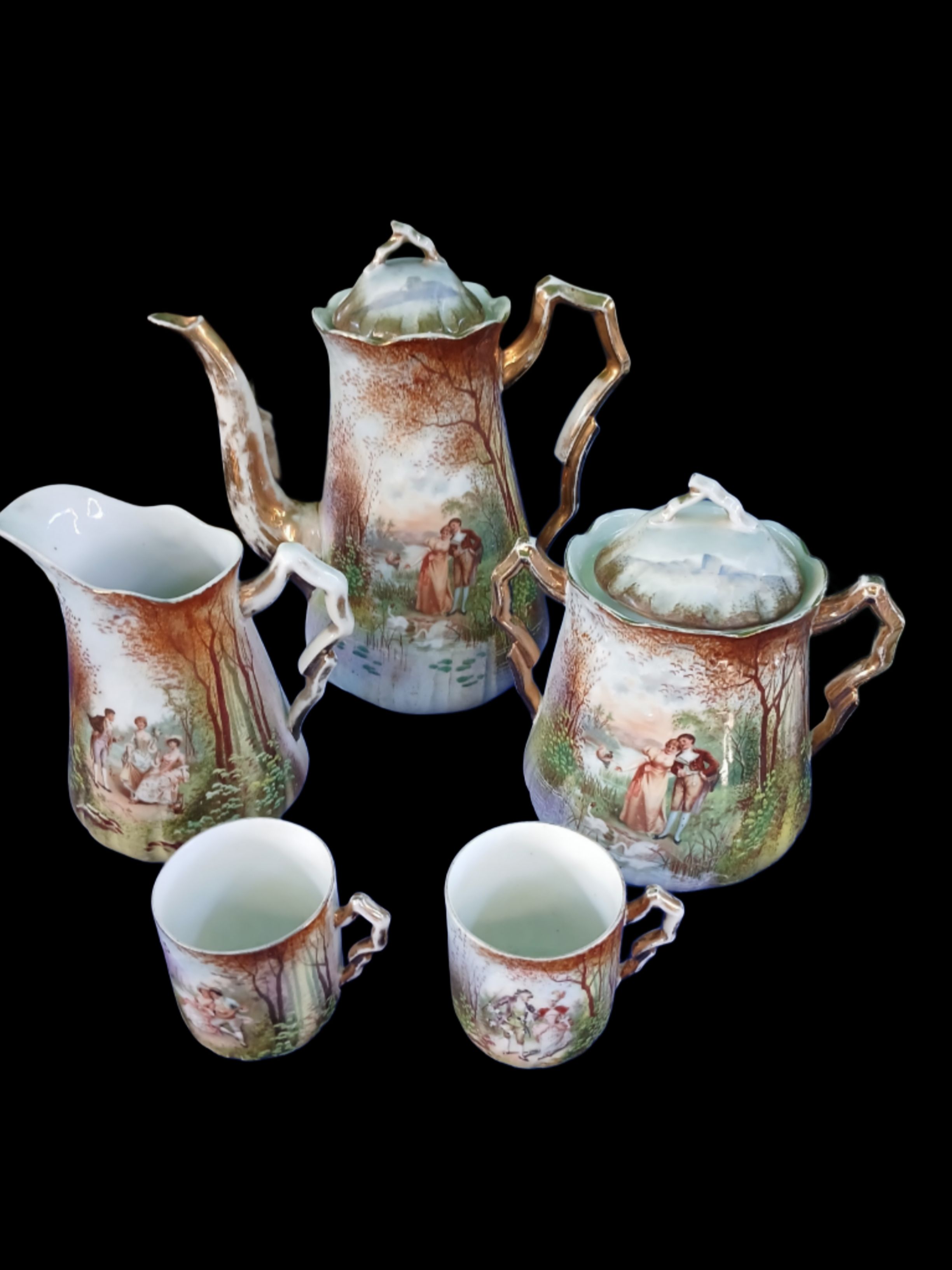 Jogo remanescente de chá