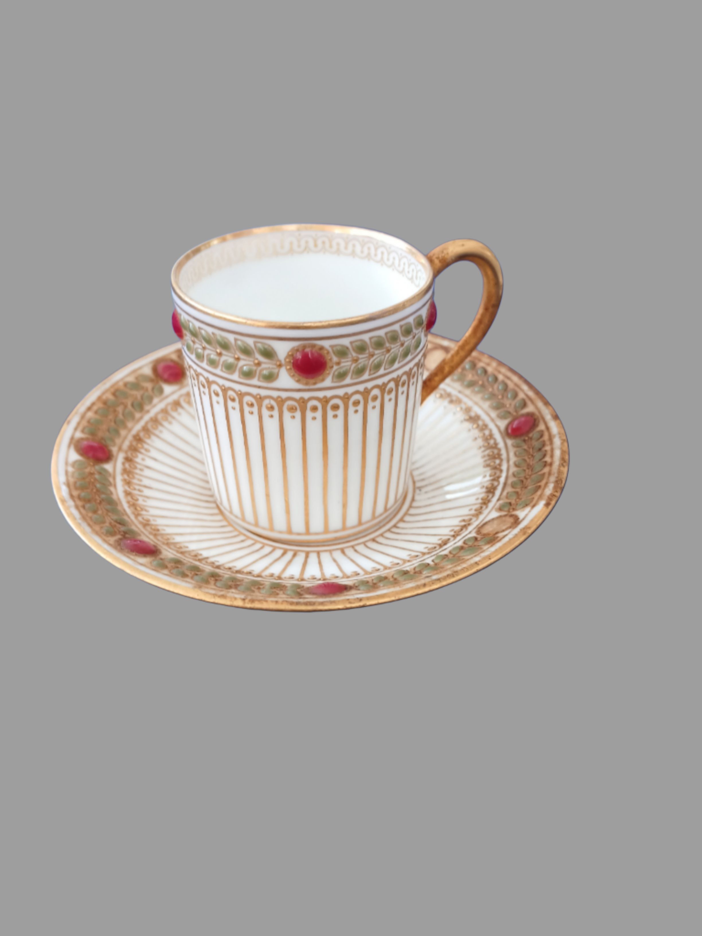 Xícara de café com esmalte Limoges