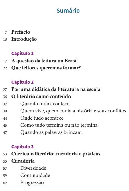Currículo Literário - Um caminho para a formação de leitores na escola