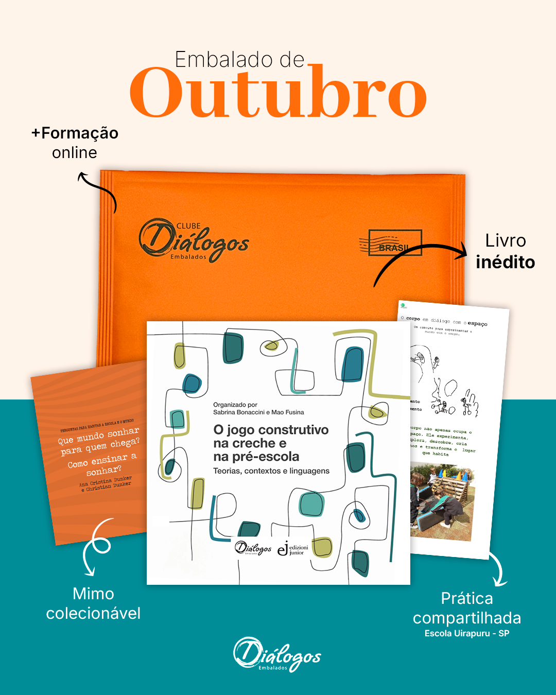 ID 1569- EMBALADOS OUTUBRO 2026 - O  jogo construtivo na creche e na pré-escola - Teorias, contextos e linguagens