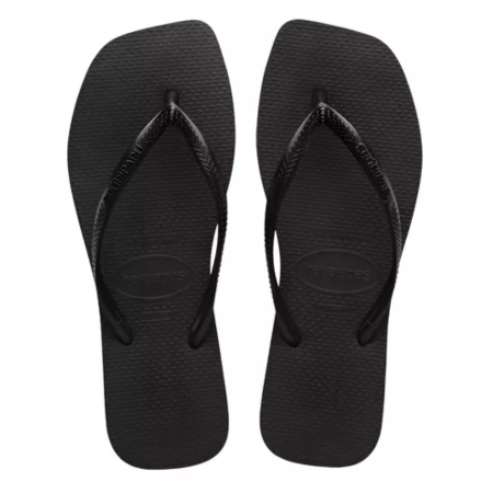 Chinelo Havaianas Slim Square Feminino Origina - Cor Preta