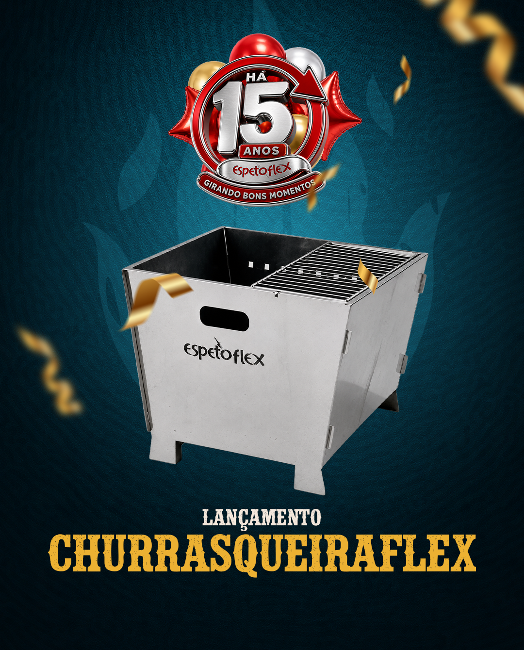 LANÇAMENTO - CHURRASQUEIRAFLEX