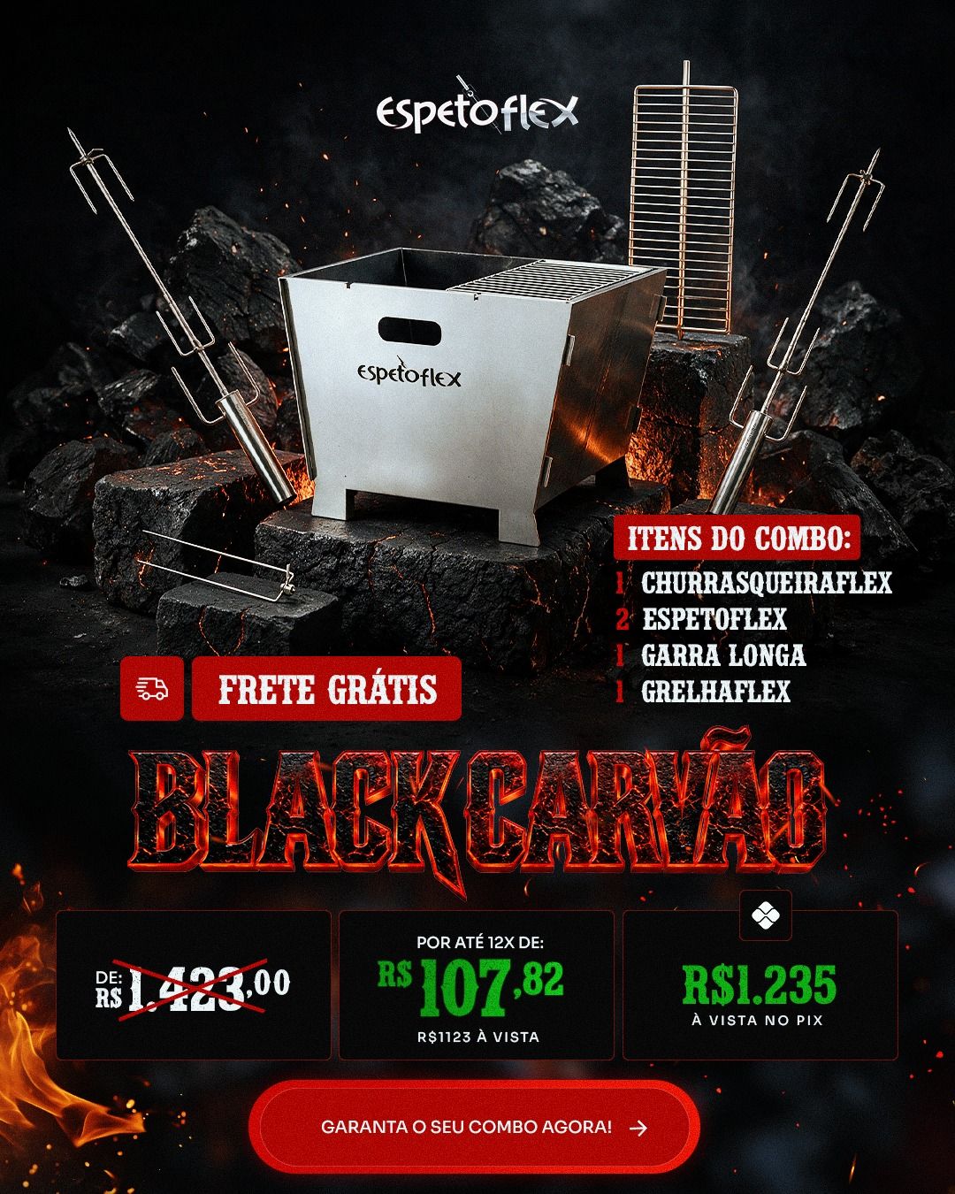 OFERTA - BLACK CARVÃO