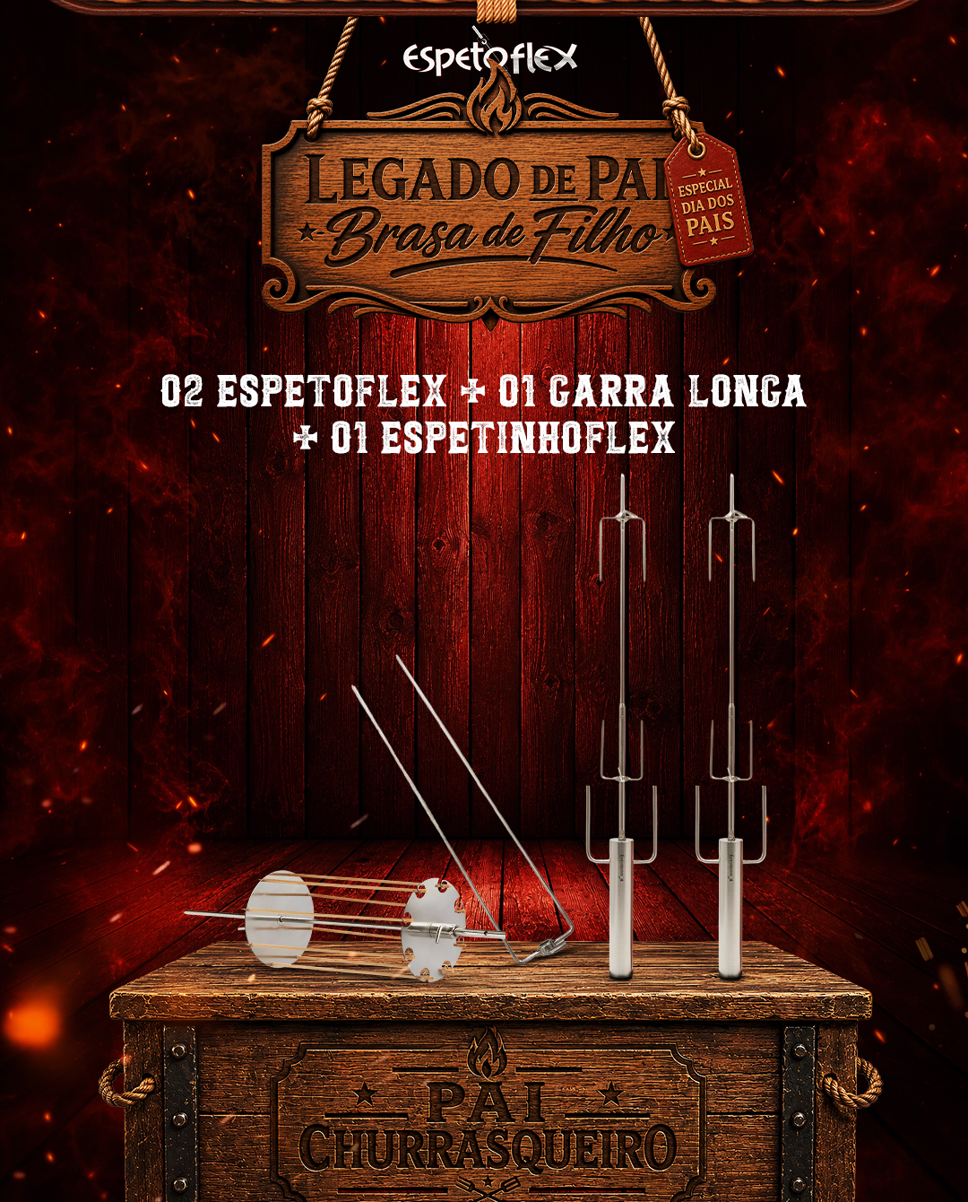 OFERTA - PAI CHURRASQUEIRO