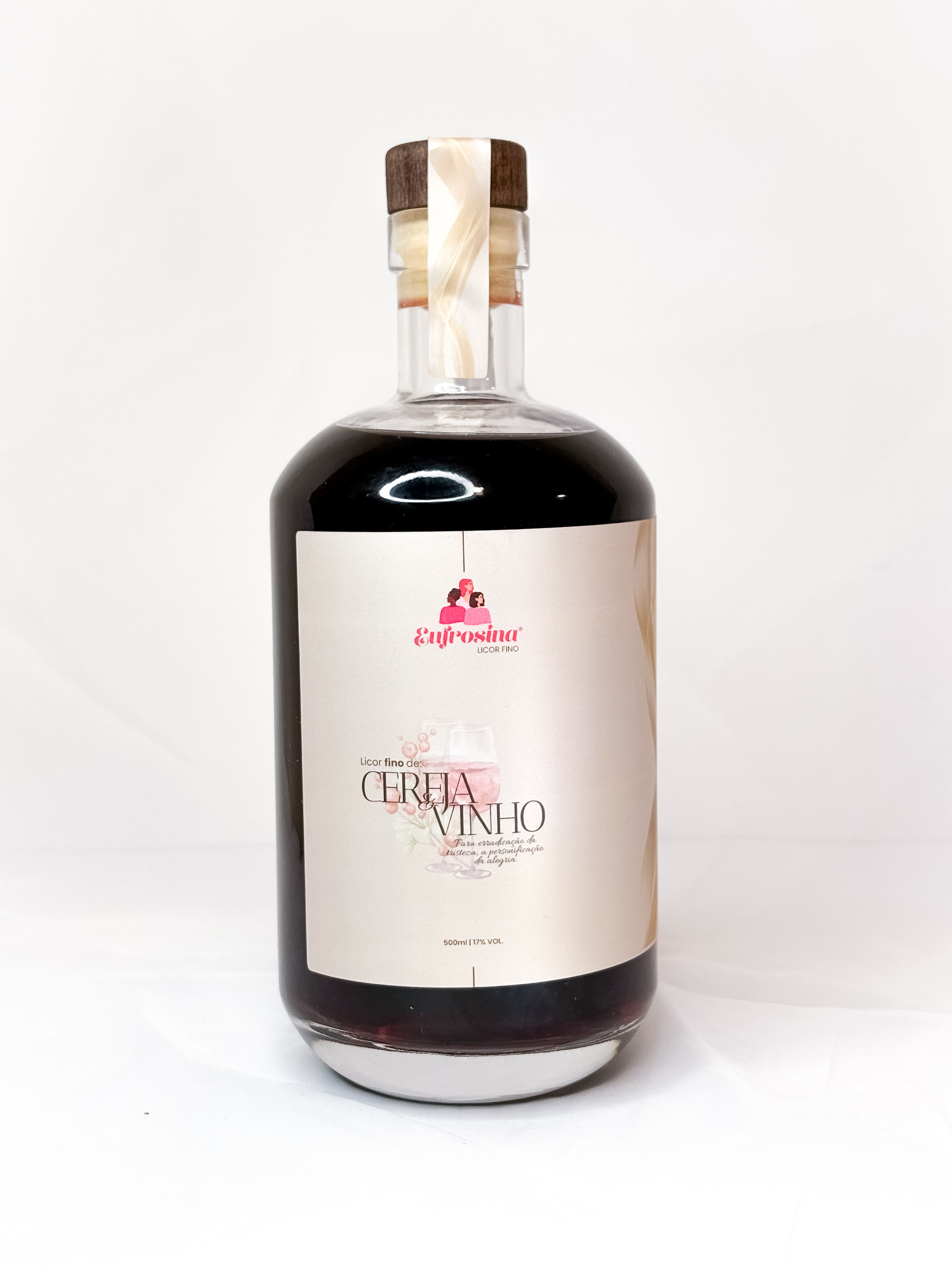 Licor Fino Cereja e Vinho 500ml