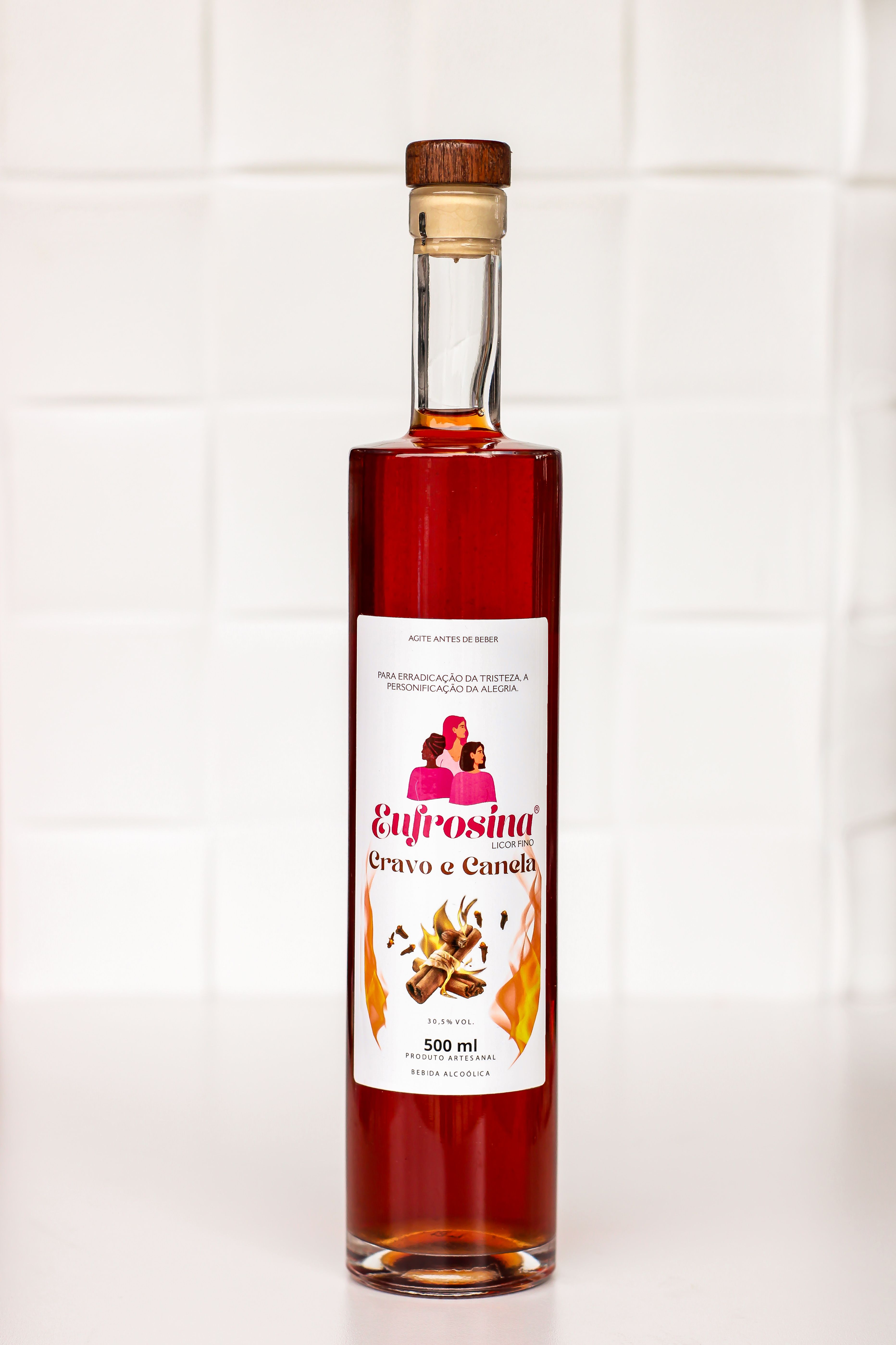Licor Fino Cravo e Canela 500ml