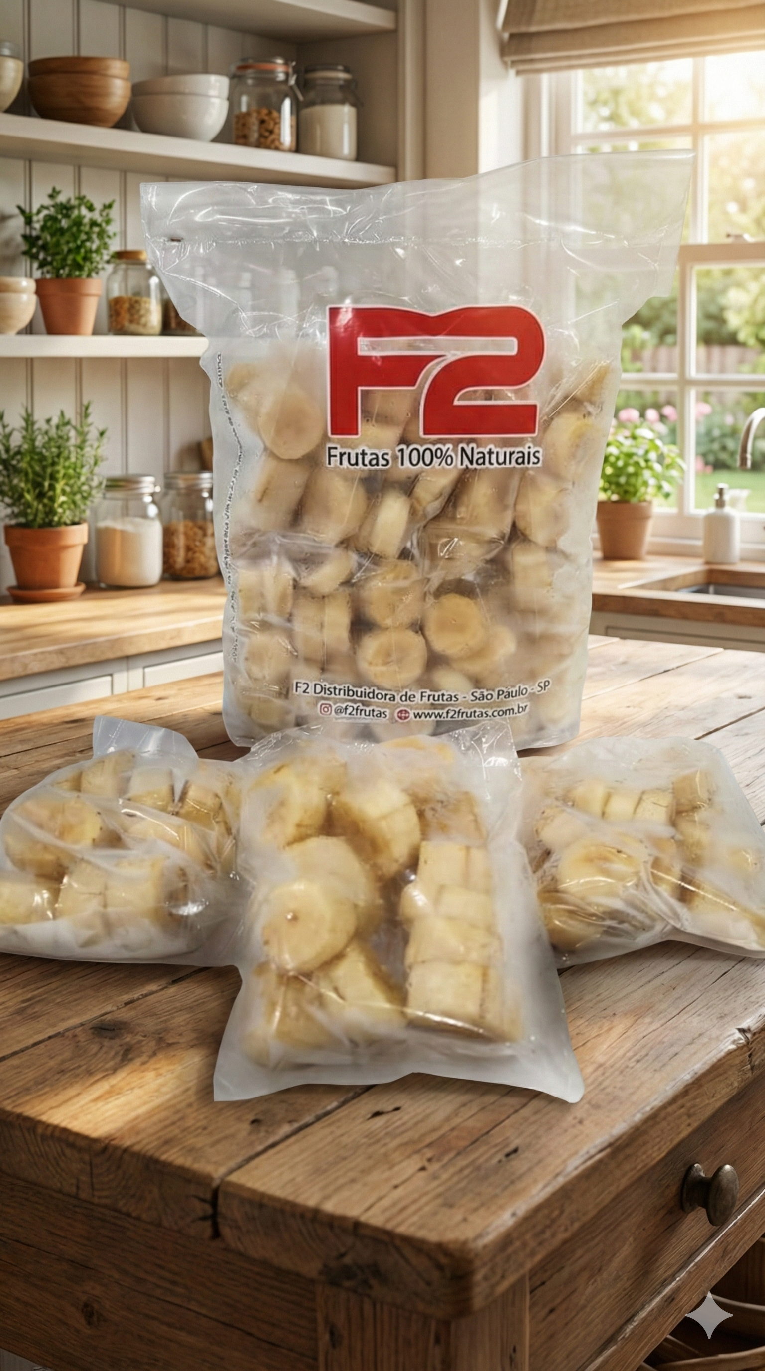 Banana - 10 Doses Congeladas