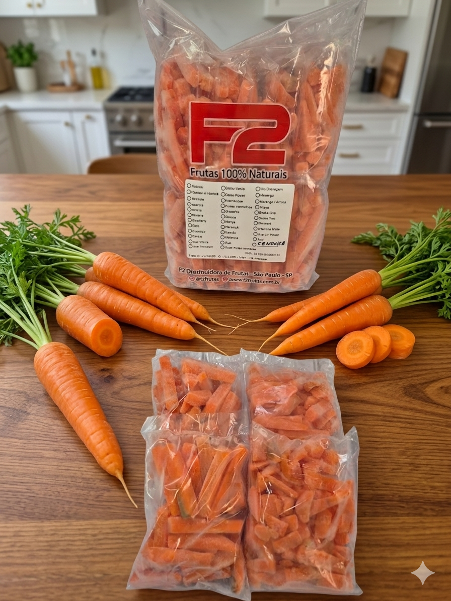 Cenoura em palitos - 10 Doses