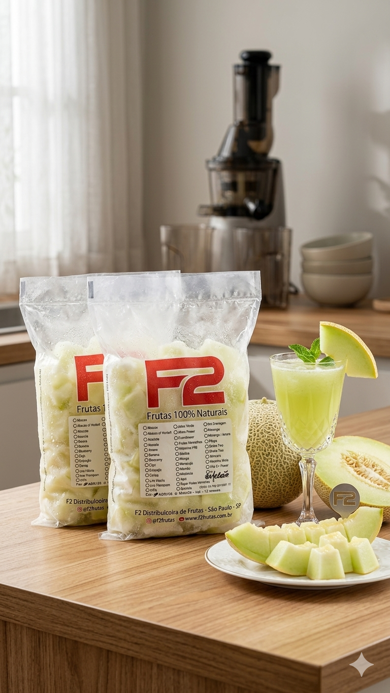 Melão - 10 Doses Congeladas