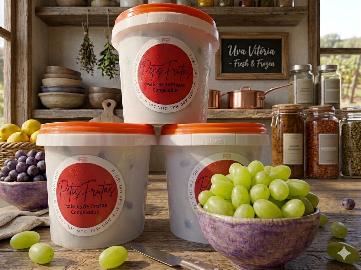 Uva Thompson - PetisFrutas -  130 gramas