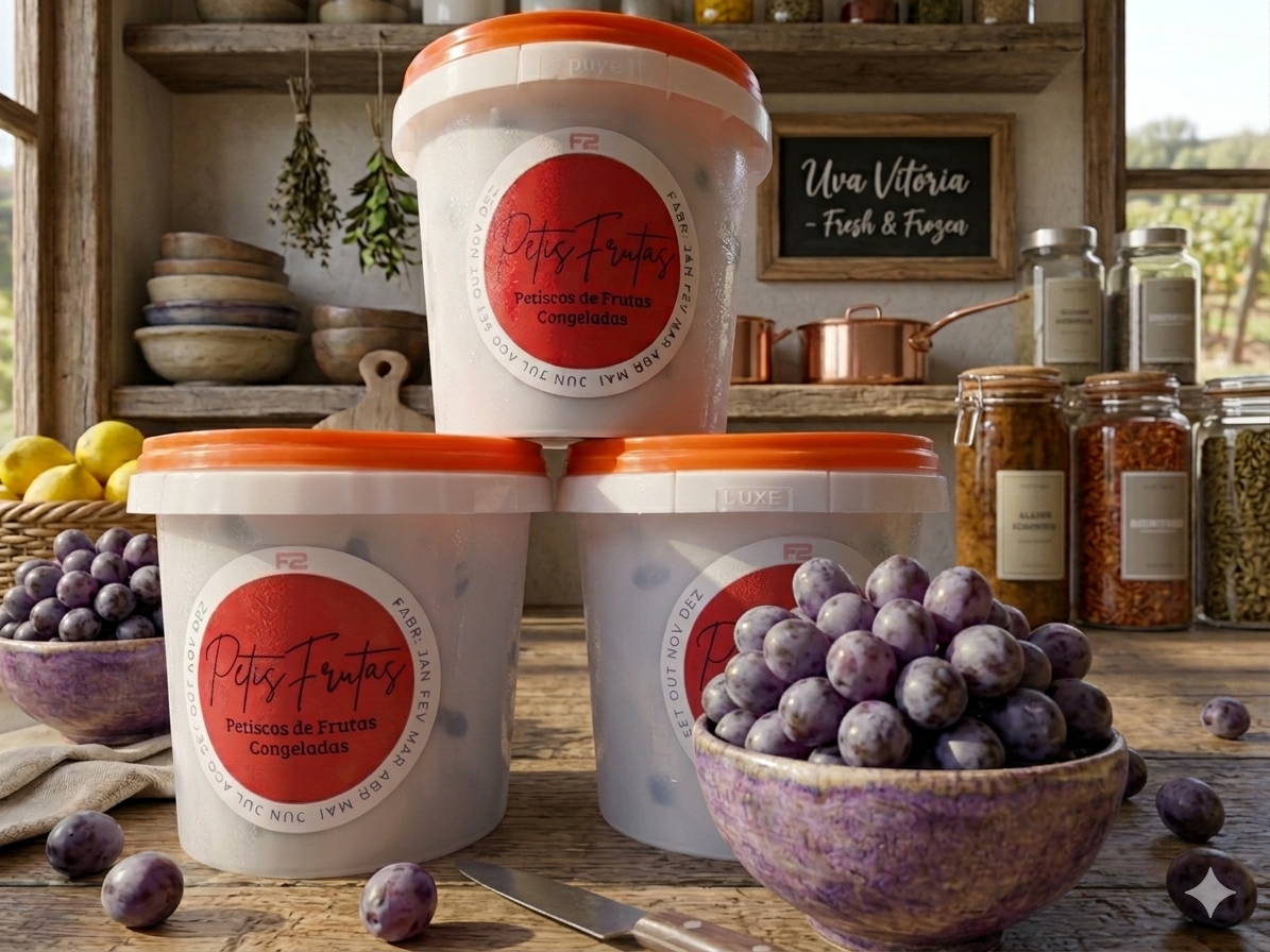 Uva Vitória  PetisFrutas -130 gramas