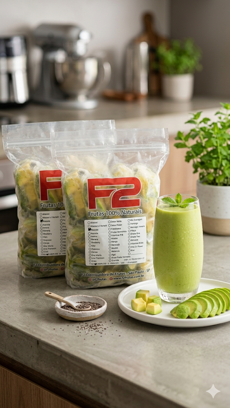 Abacate - 10 Doses Congeladas