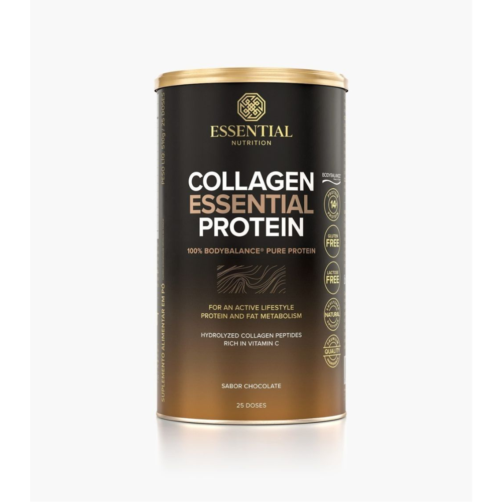 COLLAGEN PROTEIN CHOCOLATE TRUFADO LATA 510G ESSENTIAL	