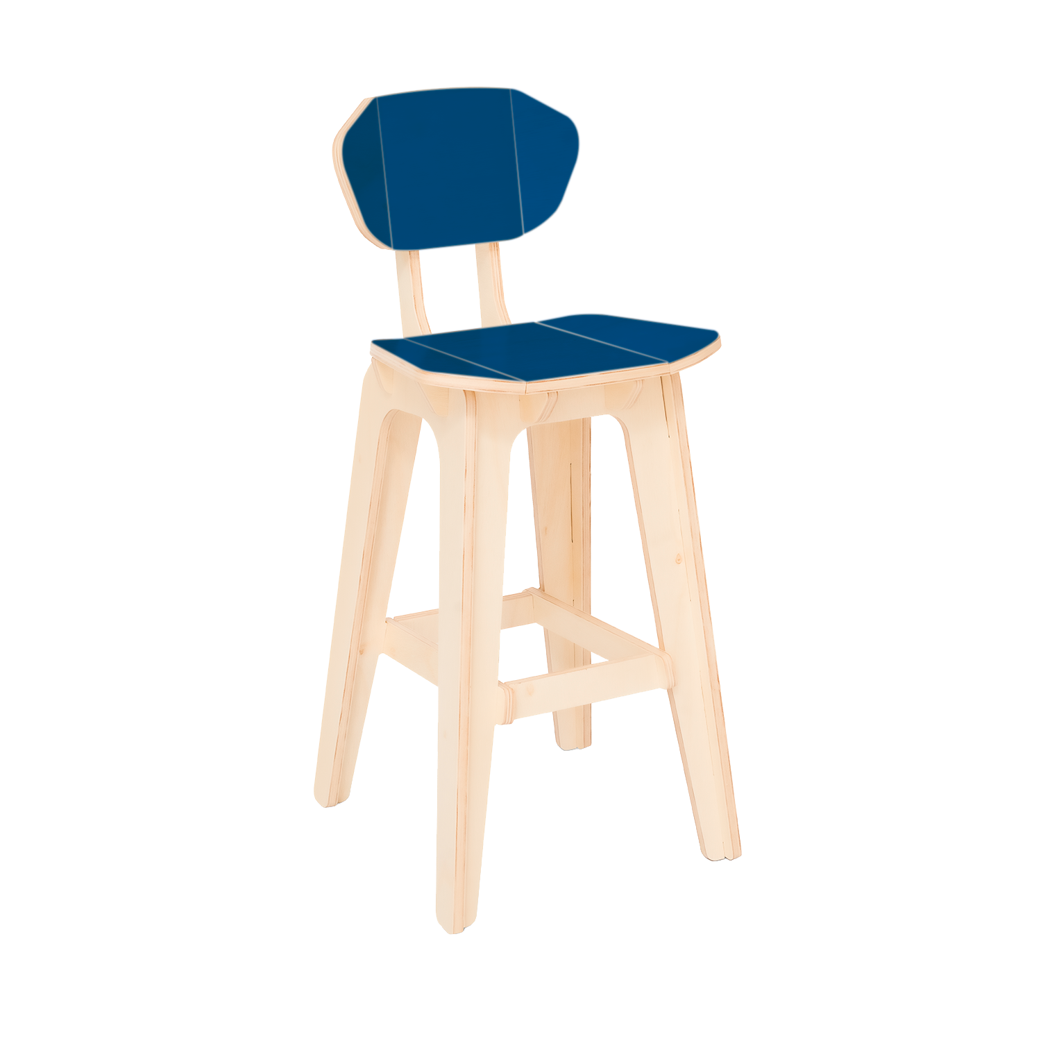 Banqueta Pétala CB Classic Blue Banqueta Pétala CB Classic Blue