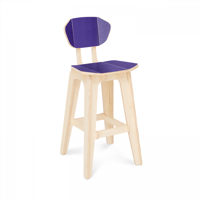 Banqueta Pétala CB Violeta Banqueta Pétala CB Violeta