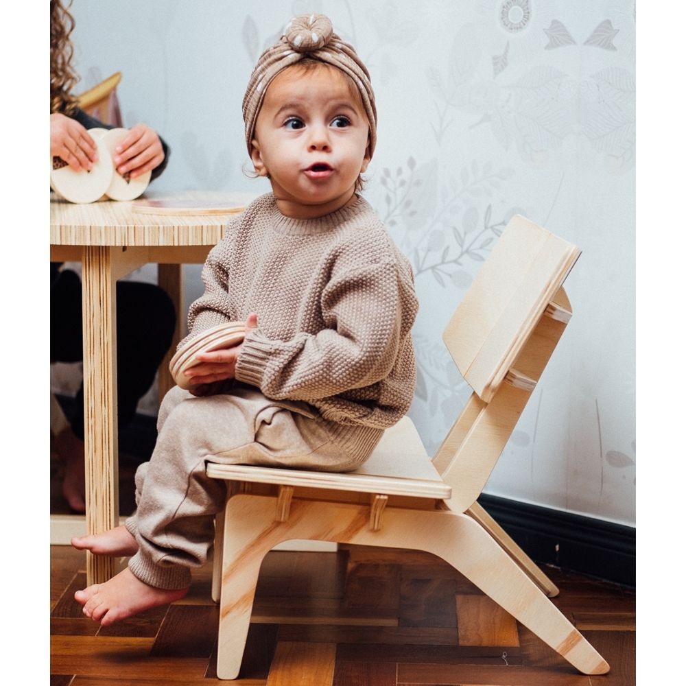 Cadeirinha Infantil Carambelinha Natural Cadeirinha Infantil Carambelinha Natural