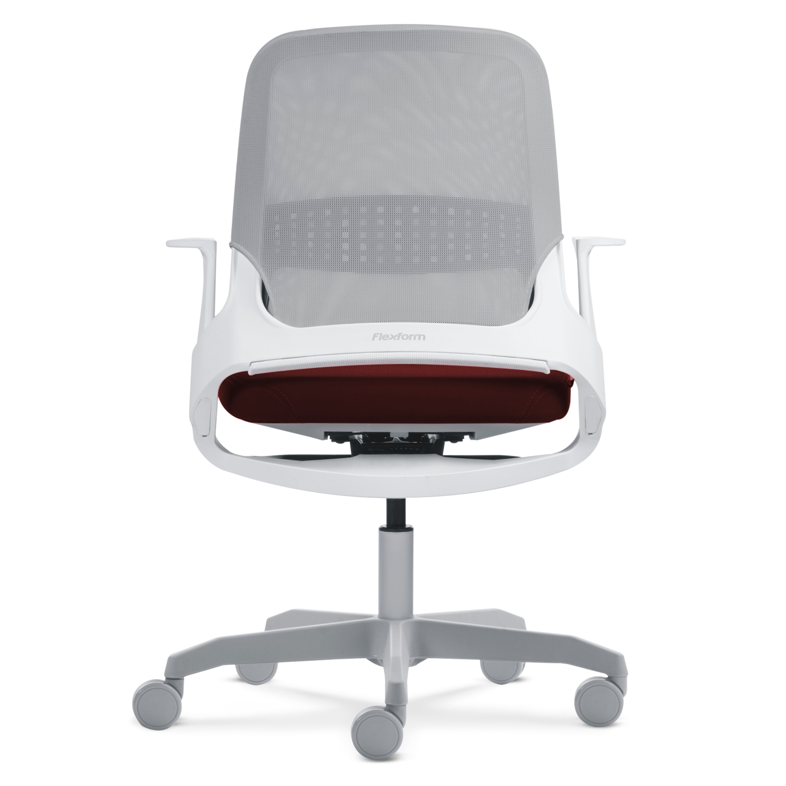 Cadeira My Chair Tela White N Wine