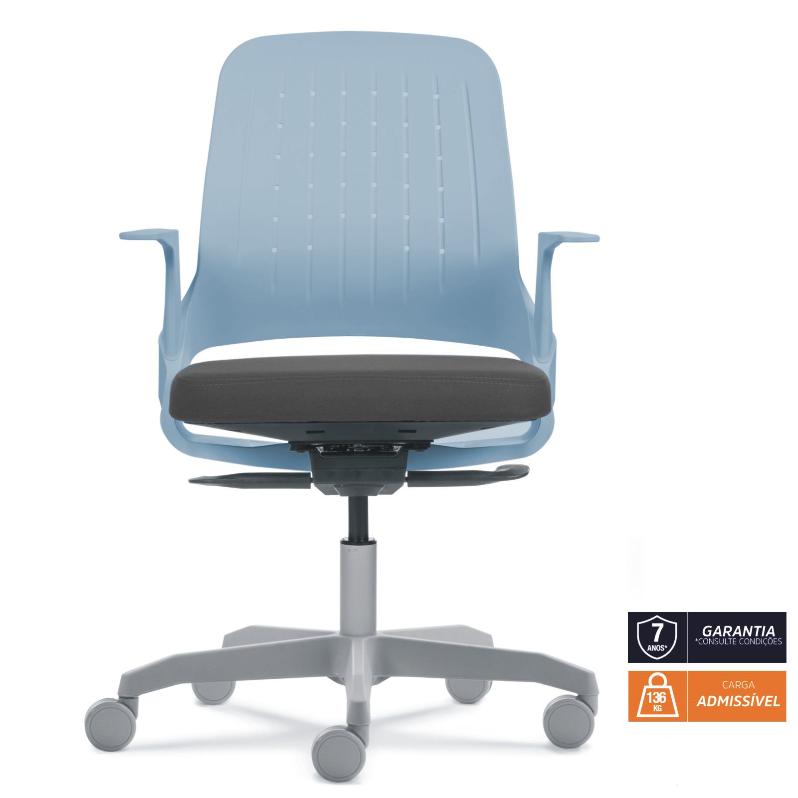 Cadeira My Chair Blue Grey Flexform Cadeira My Chair Blue Grey Flexform