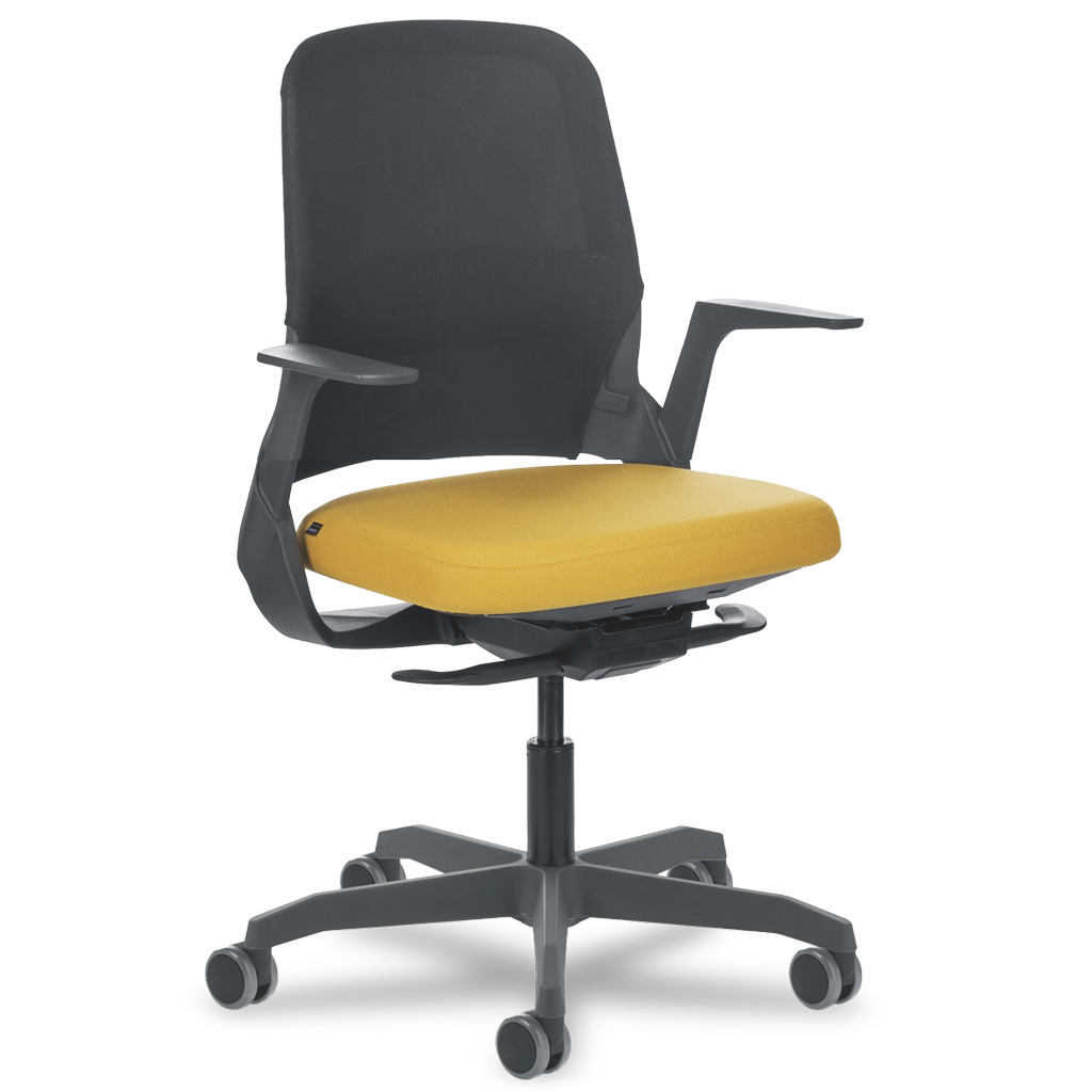 Cadeira My Chair Tela Shadow Black