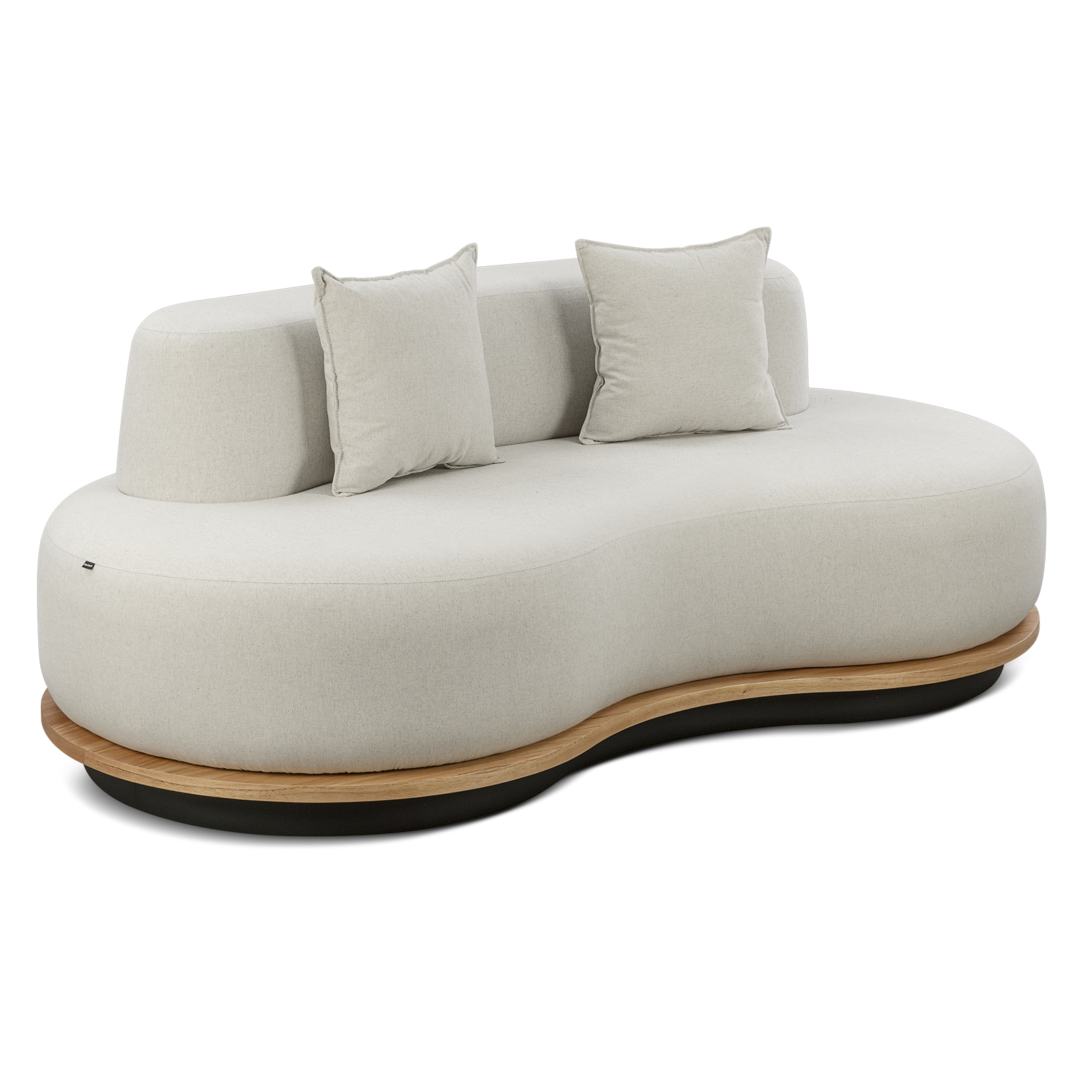 Sofá Curvo 3 Lugares Lagoon | Flexform