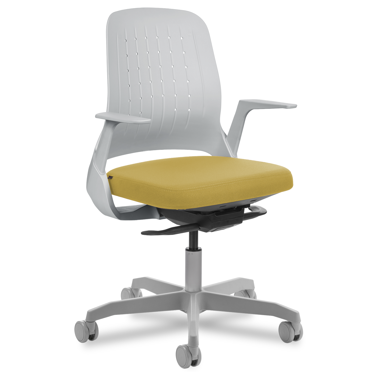 Cadeira My Chair Light Grey Yellow