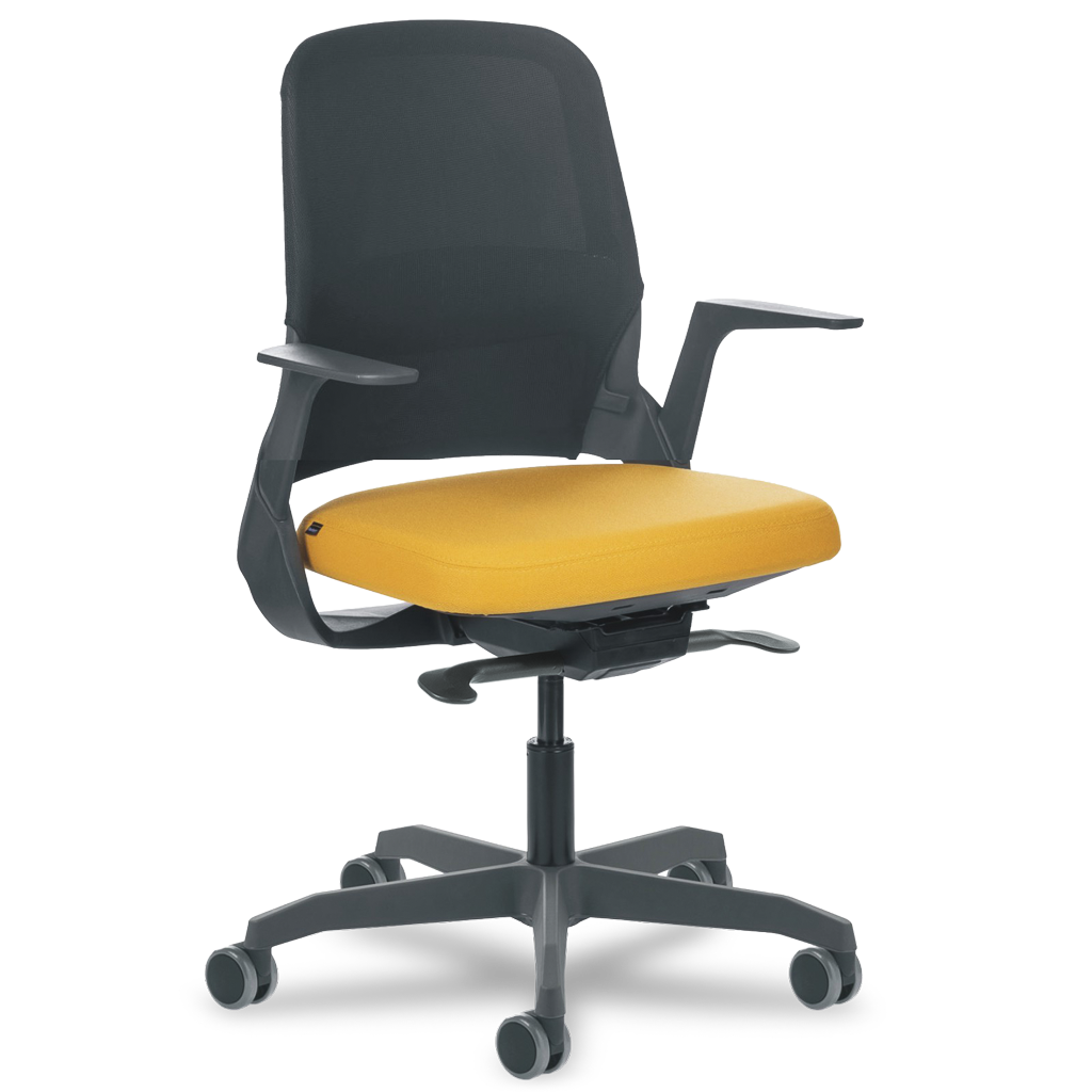 Cadeira My Chair Tela Shadow Black