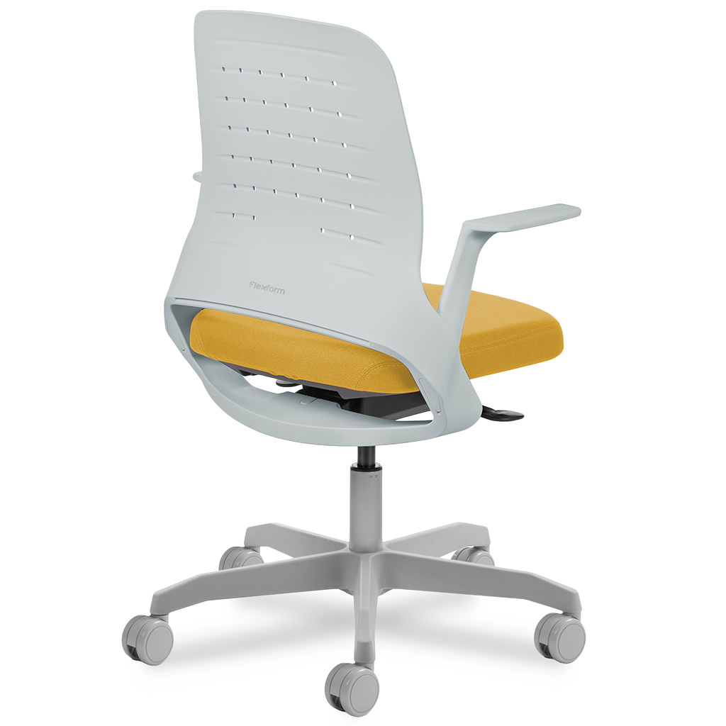Cadeira My Chair Light Grey Yellow