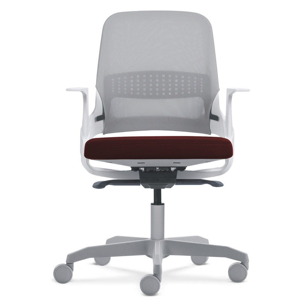 Cadeira My Chair Tela White N Wine