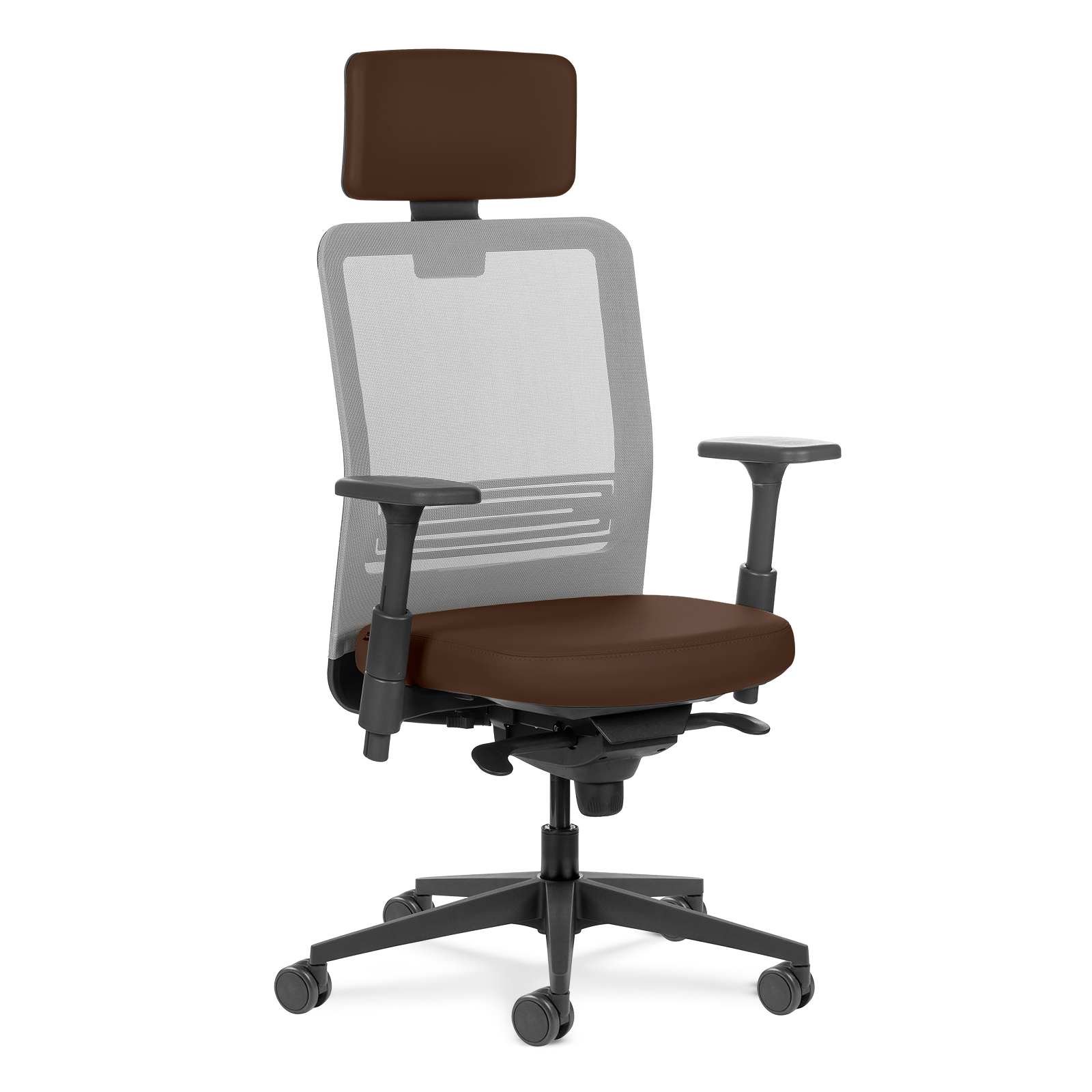 Cadeira Tecton HD Graphite Coffee