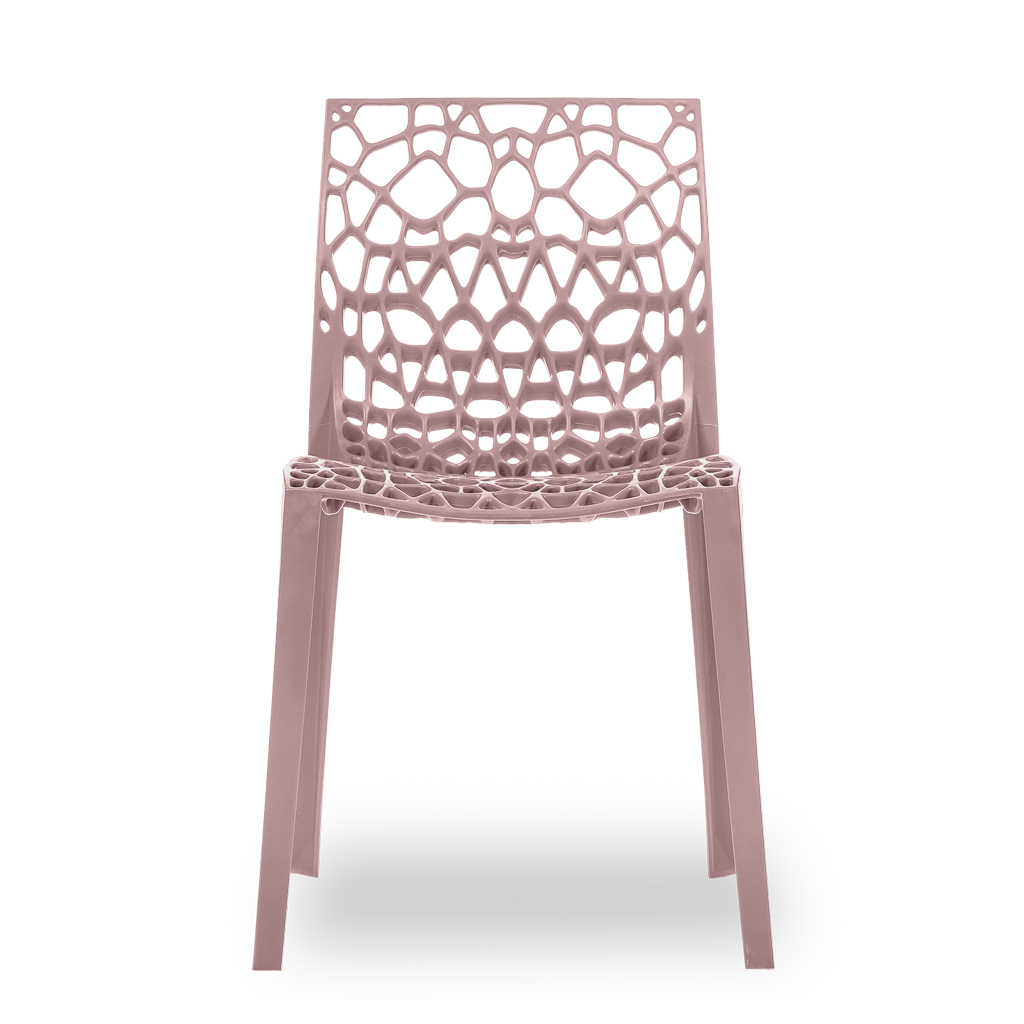 Conjunto com 4 Cadeiras Coral Rosé
